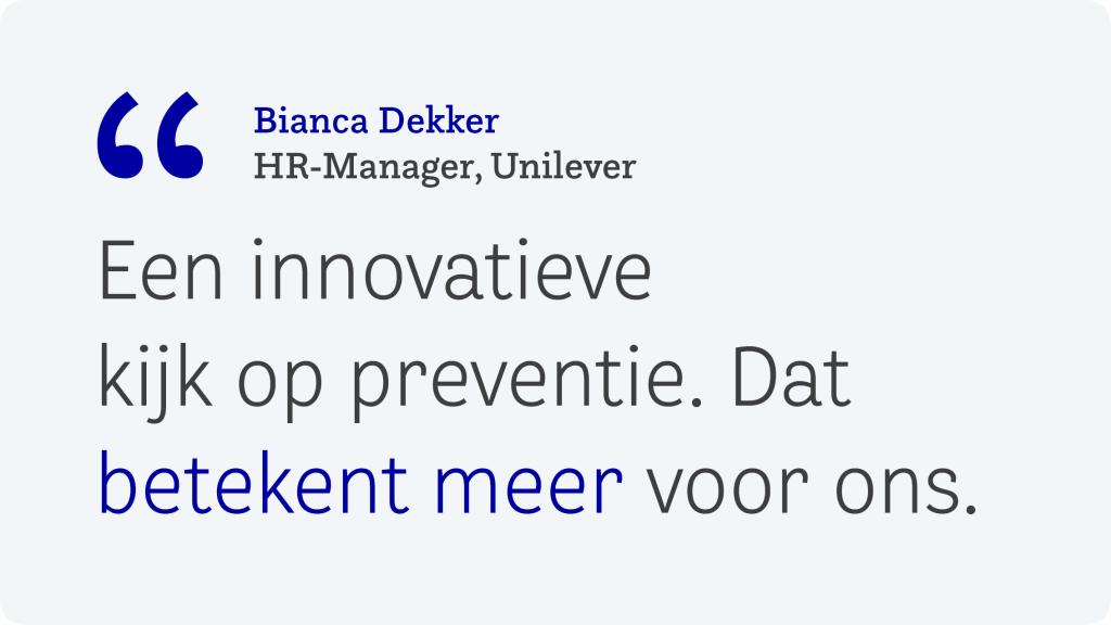 Quote Unilever NL - kleur